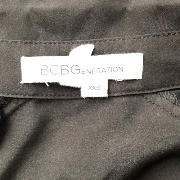 BCBGeneration 2 tone high/low dress/shirt Size XXS - Picture 6 of 6